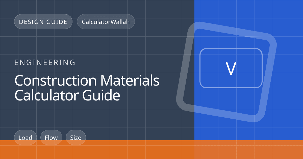 Construction Materials Calculator Guide feature image