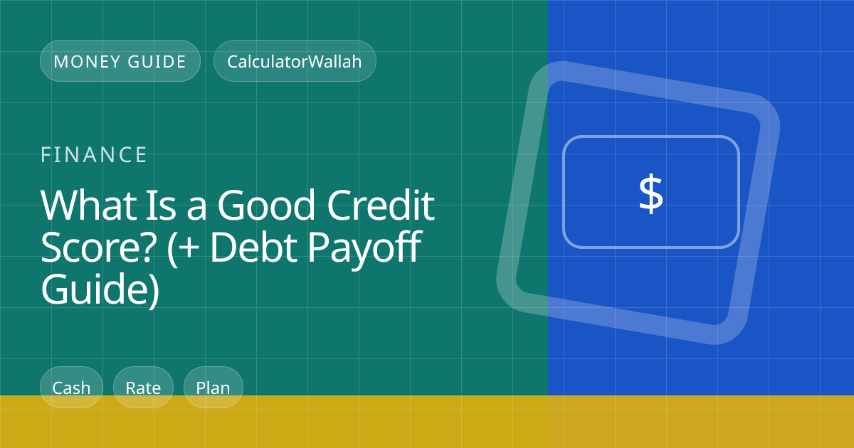 What Is a Good Credit Score? (+ Debt Payoff Guide) feature image