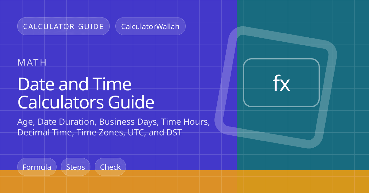 Date and Time Calculators Guide feature image