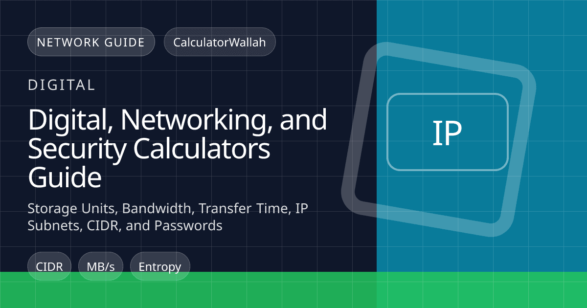 Digital, Networking, and Security Calculators Guide feature image