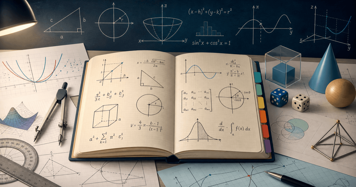 Math Formulae Page: 440 K-12 Formulas feature image