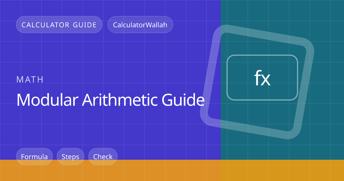 Modular Arithmetic Guide feature image