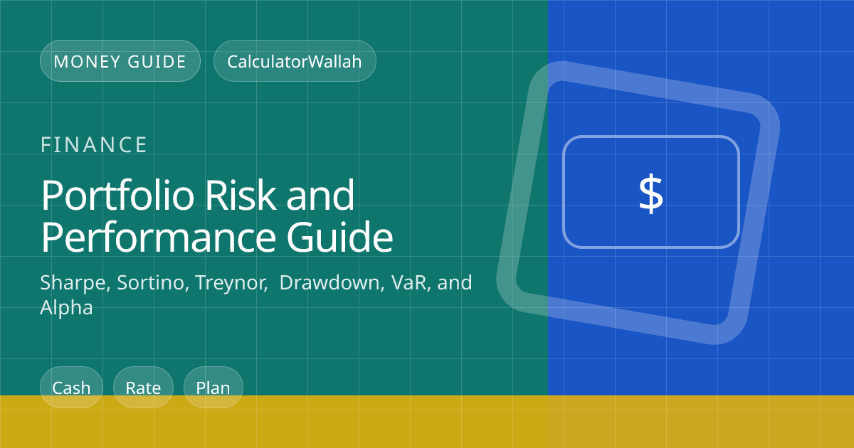 Portfolio Risk and Performance Guide: Sharpe, Sortino, Treynor, Drawdown, VaR, and Alpha feature image