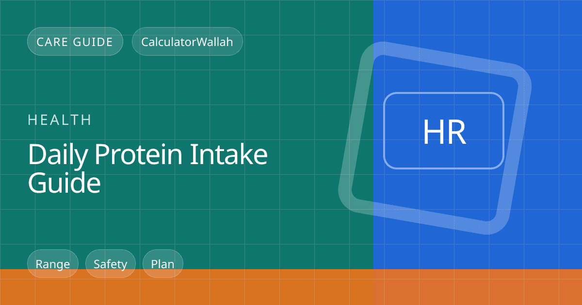 Daily Protein Intake Guide feature image