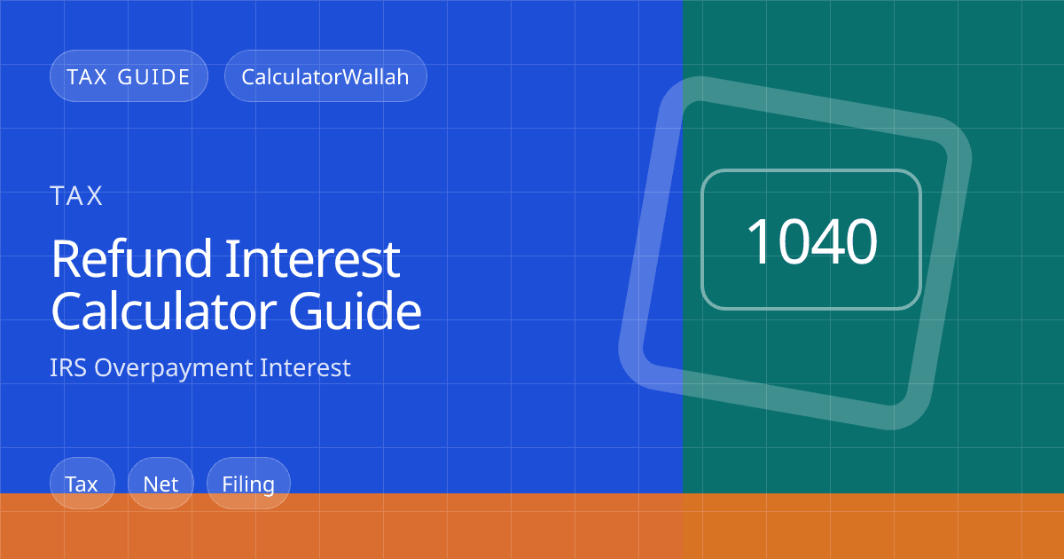 Refund Interest Calculator Guide: IRS Overpayment Interest feature image