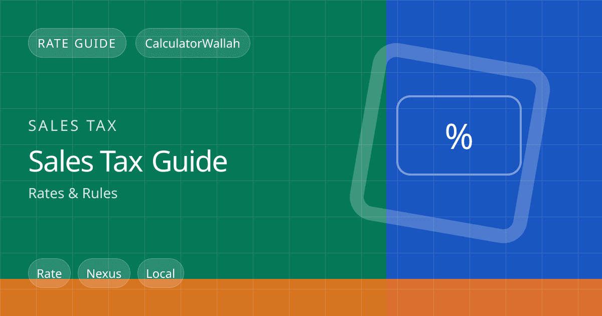 Sales Tax Guide: Rates & Rules feature image