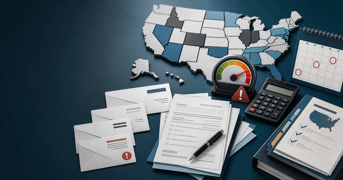 State Tax Penalties Guide: Late Filing, Late Payment, Interest, and Relief feature image